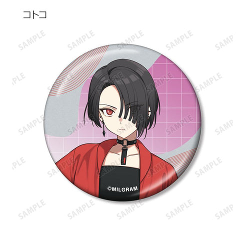 『MILGRAM -ミルグラム-』描き下ろし 5th Anniversary ver. トレーディングメタリック缶バッジ(単位/BOX)【202510再販】